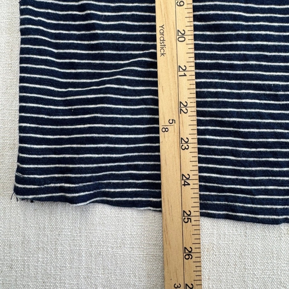 Cupcakes and Cashmere Navy White Striped Lace Back Tank Top Womens Size Medium - Picture 14 of 16